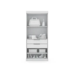 Set Of 2 Mulberry 2.0 Wardrobe Closet White - Manhattan Comfort 15 Set Of 2 Mulberry 2.0 Wardrobe Closet White - Manhattan Comfort -Bedroom Home Store GUEST f968aada e47b 497e 9f26 e1639b54314d