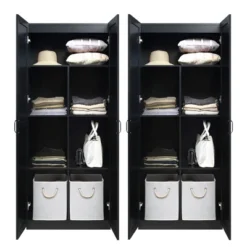 Set Of 2 Hopkins Modern 7 Shelf Freestanding Storage Closets - Manhattan Comfort 16 Set Of 2 Hopkins Modern 7 Shelf Freestanding Storage Closets - Manhattan Comfort -Bedroom Home Store GUEST f9a5f9d0 7f7d 4d61 b7a4 fc30b9d5ea12