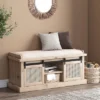 Niemi Rustic Storage Bench With Cushion Beige/ Natural/Black - Christopher Knight Home 2 Niemi Rustic Storage Bench With Cushion Beige/ Natural/Black - Christopher Knight Home -Bedroom Home Store GUEST f9f5d199 832e 4751 a120 933732d689ed