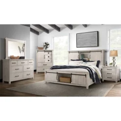 5pc King Jack Platform Storage Bedroom Set White - Picket House Furnishings 24 5pc King Jack Platform Storage Bedroom Set White - Picket House Furnishings -Bedroom Home Store GUEST fbb084fa 2b8a 45f3 be08 6d26d4409bba