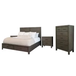 4pc Alix Bedroom Set Gray - Abbyson Living -Bedroom Home Store GUEST fdb2c8eb 8463 450d b21d 81ab2d169d3f
