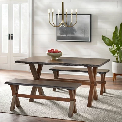 Mandeville Dining Bench Brown - Buylateral 4 Mandeville Dining Bench Brown - Buylateral - Image 2