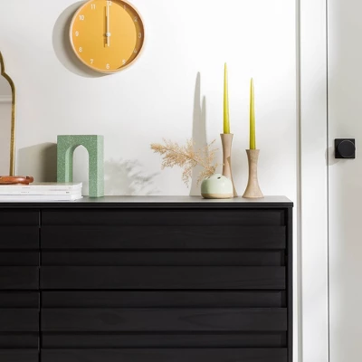 Ilya Solid Wood Modern Panel Front 6 Drawer Dresser - Saracina Home 9 Ilya Solid Wood Modern Panel Front 6 Drawer Dresser - Saracina Home - Image 7