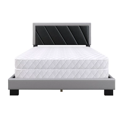 Salina Diagonal Stitched Upholstered Bed - Eco Dream 7 Salina Diagonal Stitched Upholstered Bed - Eco Dream - Image 5